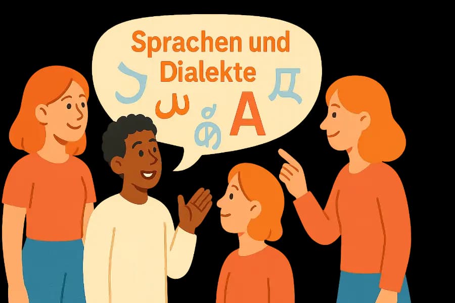 Illustration for MA2: Sprachen und Dialekte