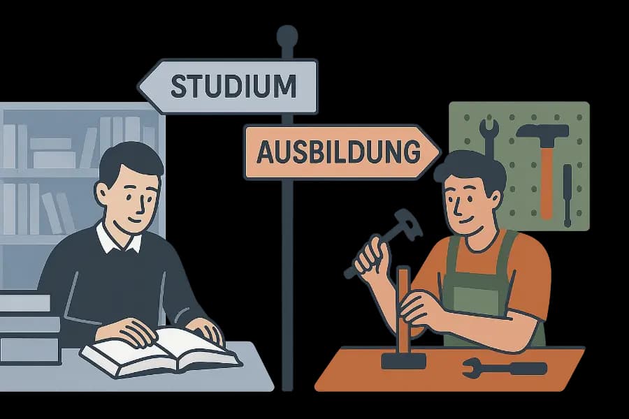 Illustration for MA5: Studium oder Ausbildung