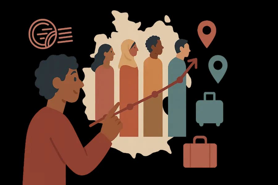 Illustration for MA6: Einwanderung in Deutschland
