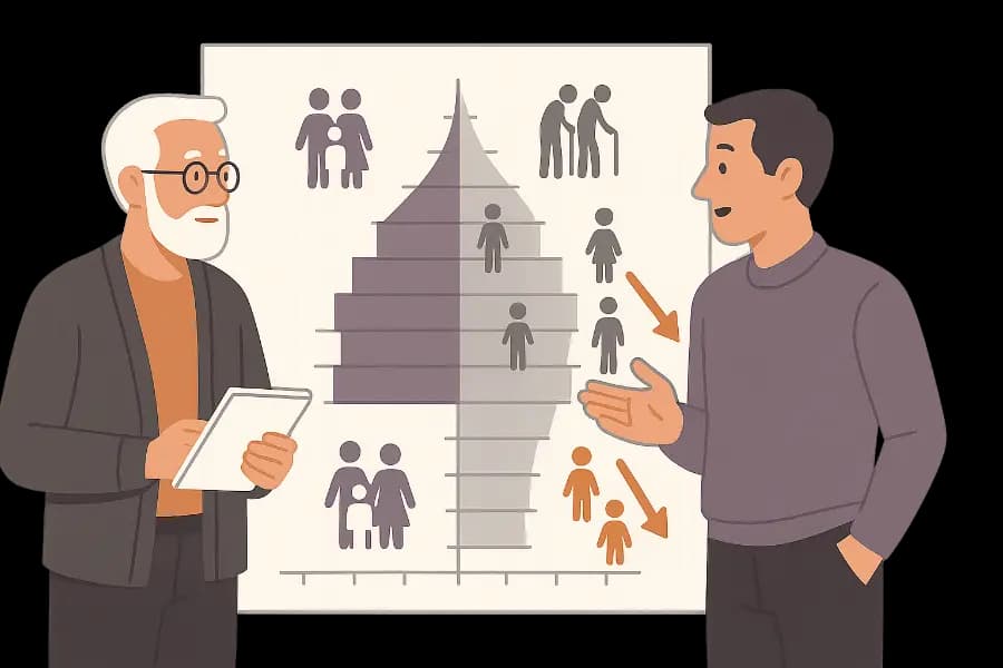 Illustration for MA6: Kinderlosigkeit und demografischer Wandel