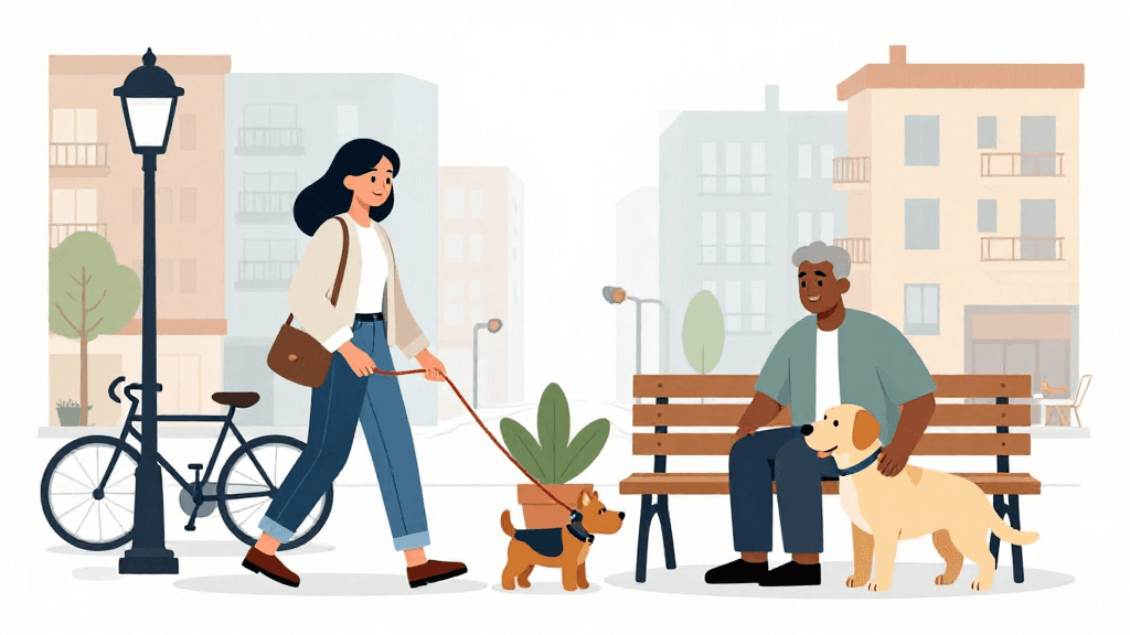 Hunde in der Stadt