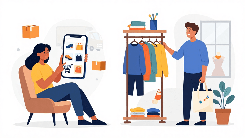 Online-Shopping vs. Einzelhandel