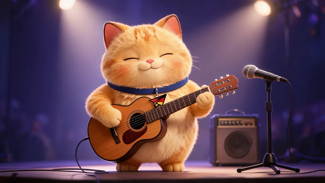 Grammatik: Gitarre lernen und ein Konzert