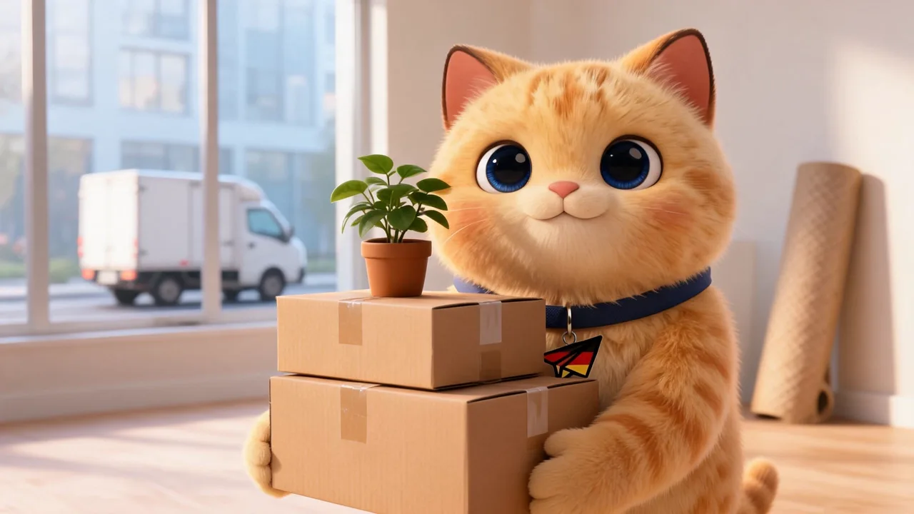 Grammatik: Umzug in die neue Wohnung