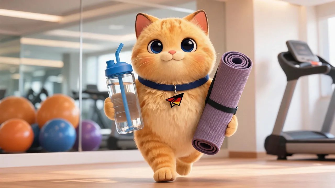 Grammatik: Sport im Fitnessstudio